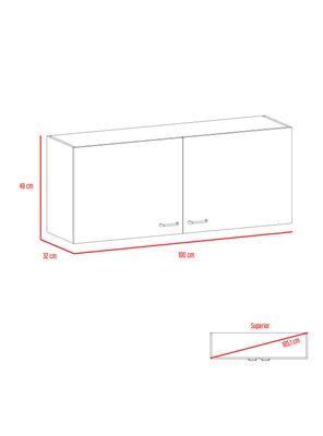 Imagen 2 del producto Mueble de Cocina Superior Napoles 100 cm