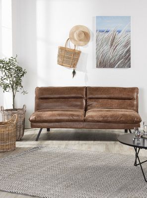 Futón Ecocuero Café Attimo