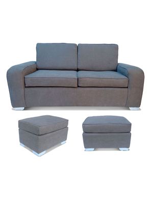 Imagen 1 del producto Juego de Living Boston Sofá 5 Cuerpos + Complementos