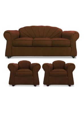 Juego Living Marsella Sofá 3C + 2 Sillones