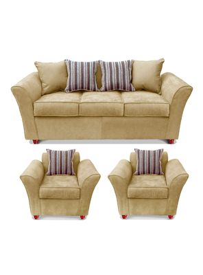 Juego Living Minesota 3C + 2 Sillones