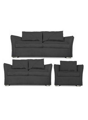 Juego Living Atlanta Sofá 3C + Sofá 2C + 1 Sillón