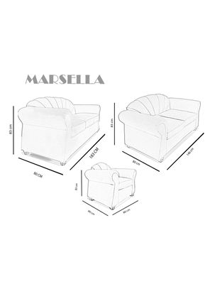 Imagen 2 del producto Juego de Living Marsella 6C