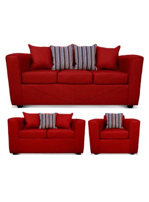 Juego Living Santa Fe Sofá 3C + Sofá 2C + 1 Sillón