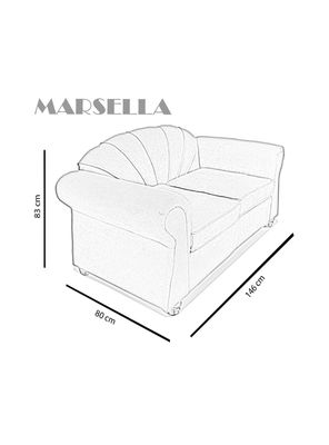Imagen 2 del producto Sofá 2 Cuerpos Marsella