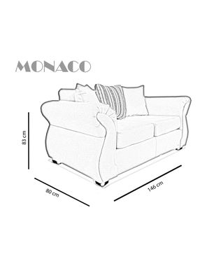 Imagen 2 del producto Sofá 2 Cuerpos Monaco