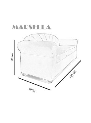 Imagen 2 del producto Sofá 3 Cuerpos Marsella
