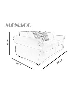 Imagen 2 del producto Sofá 3 Cuerpos Monaco