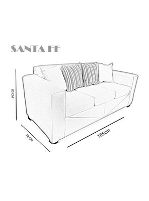 Imagen 2 del producto Sofá 3 Cuerpos Santa Fe