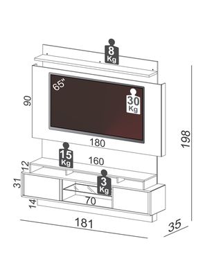 Imagen 2 del producto Home TB112 OW