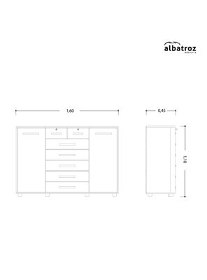 Imagen 2 del producto Comoda Fontana White 2P+7C