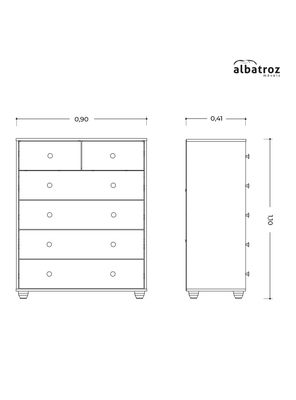 Imagen 2 del producto Comoda Vittoria White 6C