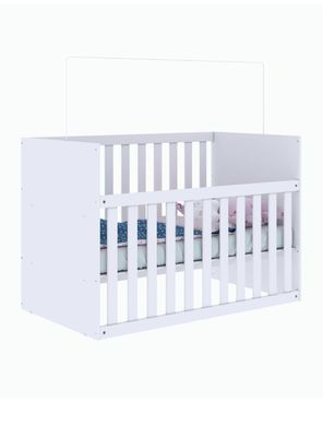 Cuna Blanca Gabi C/Baranda Ajustable