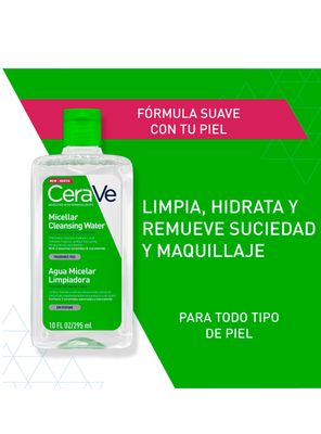 Imagen 2 del producto Agua Cerave Micelar Limpiadora Sin Perfume 295 ml