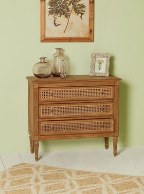Cómoda Helena Junco Natural 3 Cajones