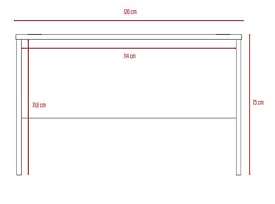Imagen 2 del producto Escritorio Malibu Coñac TuHome