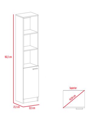 Imagen 2 del producto Optimizador Bath 1 Puerta Blanco