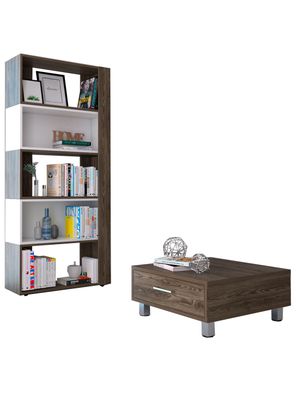 Imagen 1 del producto Biblioteca Cubo + Mesa de Centro TuHome