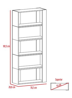 Imagen 2 del producto Panel TV 55"" + Biblioteca Cubo TuHome