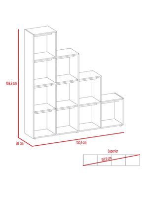 Imagen 2 del producto Panel TV 55"" + Biblioteca Escalera TuHome