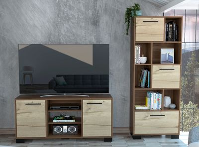 Imagen 2 del producto Rack TV 50"" + Biblioteca Marsella TuHome