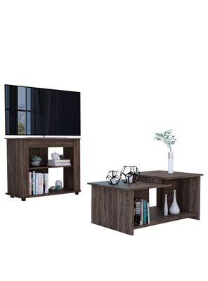 Combo Optimus 2: Rack  TV 46"" + Mesa de Centro TuHome