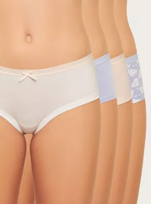 Pack 4 Pantaleta Banda Elástica Soft Algodón