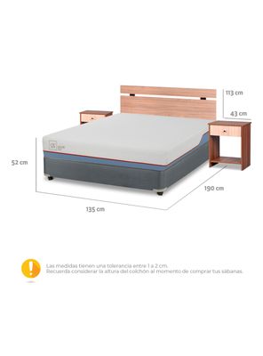 Imagen 2 del producto Box Americano Full Excellence + Set Muebles Olmo