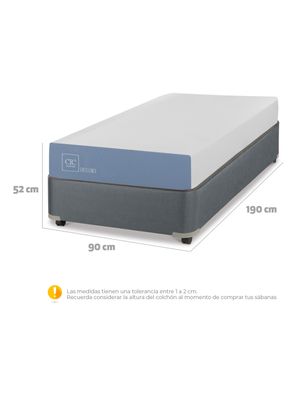 Imagen 2 del producto Dúplex Box Americano Excellence 1 Plaza + Almohada