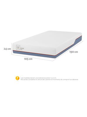 Imagen 2 del producto Colchón Excellence Plus 1.5 Plazas + Cubrecolchón