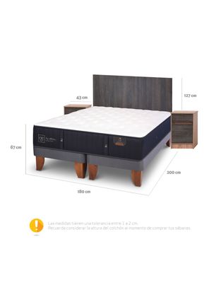 Imagen 2 del producto Cama Europea Premium King Set Espresso