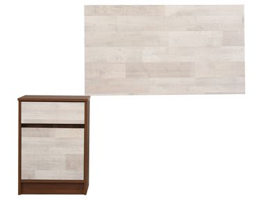 Set Muebles Legno Respaldo Single + Velador