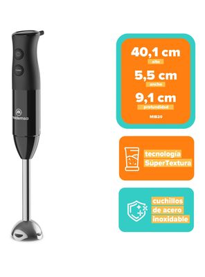 Imagen 2 del producto Licuadora Manual 0.6 Lts MIB20 Negro