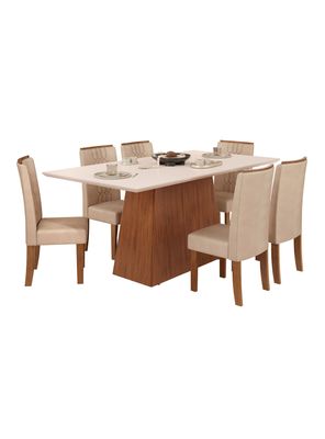 Juego Comedor Dulce Zoe 6 Sillas
