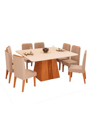 Juego de Comedor Italia Lia 8 Sillas