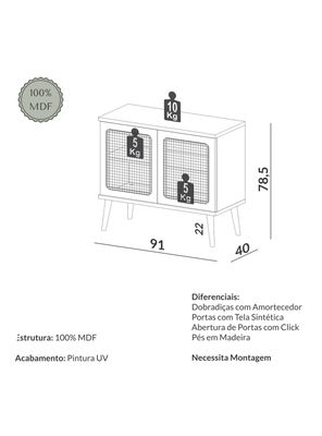 Imagen 2 del producto Buffet Ratan TB333