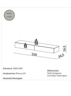 Imagen 2 del producto Rack Aéreo 150 cm