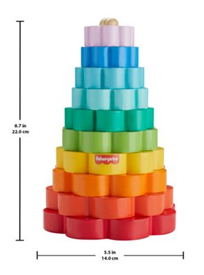 Imagen 2 del producto Juguete de Encaje Anillos Apilables de Madera 