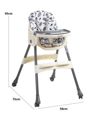 Imagen 2 del producto Silla de Comer Steps Gris Bebesit