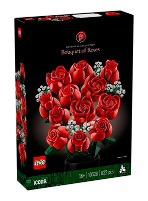 Bloques Icons Ramo de Rosas 822 Piezas