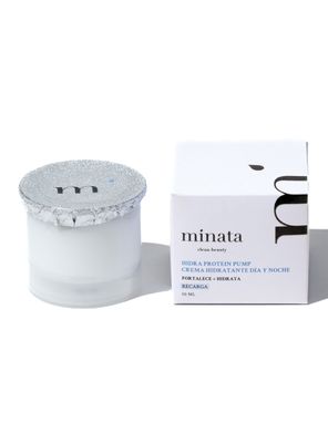Recarga Minata Crema Hidratante Hidra Protein Pump 50 ml