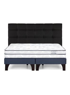 Imagen 2 del producto Cama Europea Autonomy Sky Súper King + Respaldo Oscuro