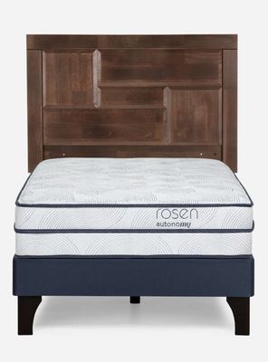 Imagen 2 del producto Cama Europea Autonomy Sky 1.5 Plazas Patas Madera + Respaldo