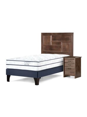 Cama Europea Autonomy Sky 2 Plazas + Set de Muebles Dolce