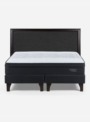 Imagen 2 del producto Cama Europea Tempo Súper King + Respaldo Nolita Grafito