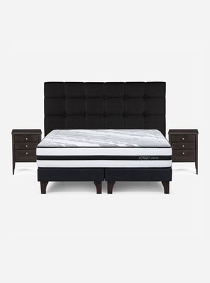 Imagen 2 del producto Cama Europea Driven Súper King + Set de Muebles Issey Grafito