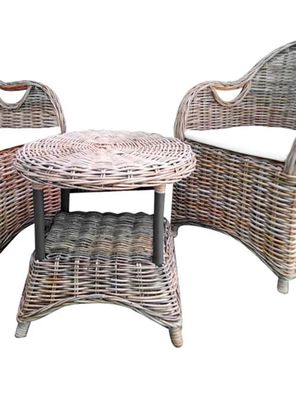 Imagen 2 del producto Set de Conversación Rattán Natural