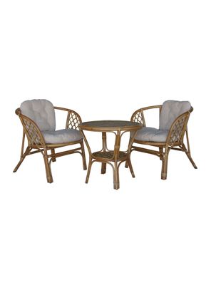 Imagen 2 del producto Set de Bistro Boho Ratán Natural Calix