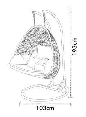 Imagen 2 del producto Silla Colgante Tenerife
