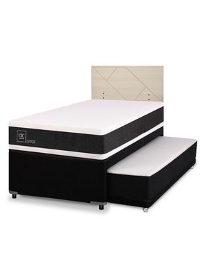 Imagen 1 del producto Diván Ortopedic Black 1.5 Plazas Respaldo Villarrica Alpino